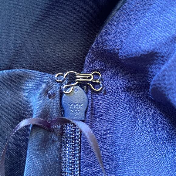 Reformation Corey Satin Dress Danube - Picture 8 of 11